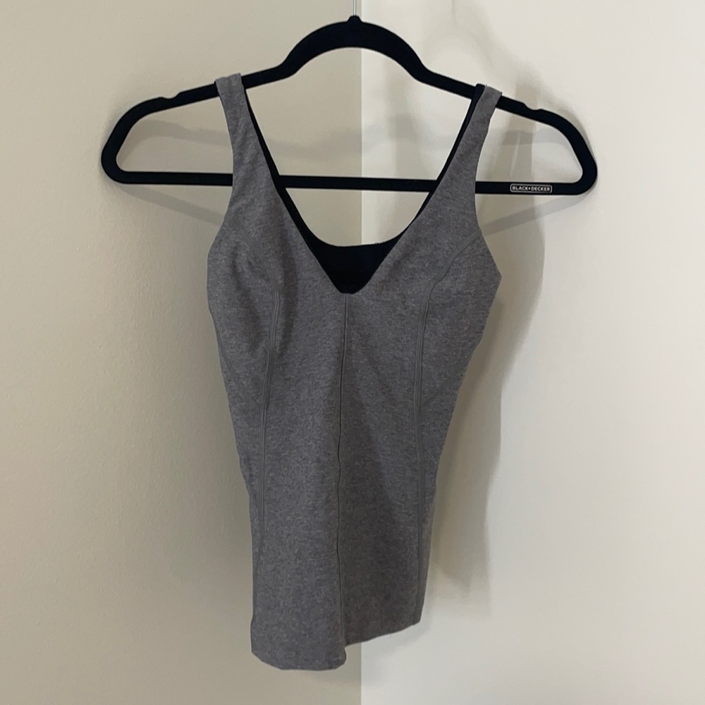 LULULEMON athletica grey active wear tank top